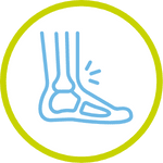 derivación kinesiología esguince de tobillo